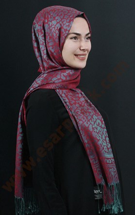 500-0013-12 ÇİFT YÖNLÜ İPEKSİ ŞAL