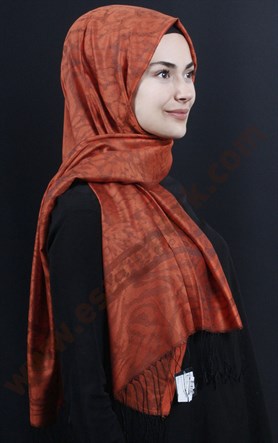 500-0013-14 ÇİFT YÖNLÜ İPEKSİ ŞAL