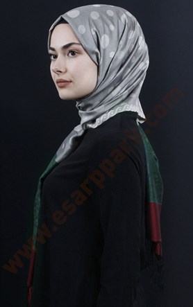 500-0013-17 ÇİFT YÖNLÜ İPEKSİ ŞAL