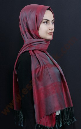 500-0013-20 ÇİFT YÖNLÜ İPEKSİ ŞAL