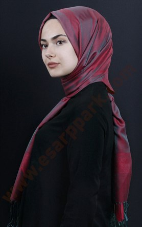 500-0013-20 ÇİFT YÖNLÜ İPEKSİ ŞAL