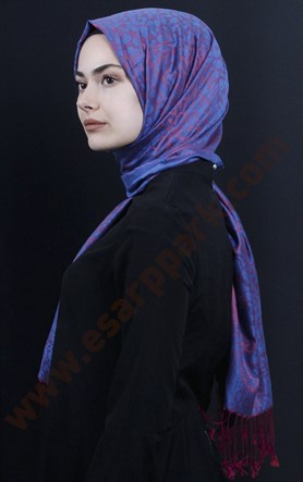 500-0013-24 ÇİFT YÖNLÜ İPEKSİ ŞAL