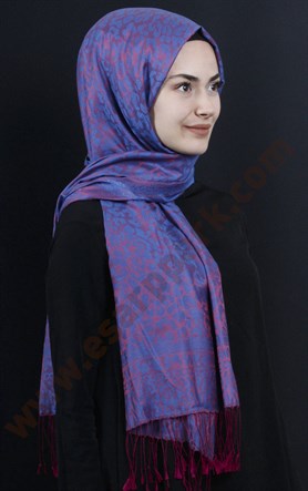 500-0013-24 ÇİFT YÖNLÜ İPEKSİ ŞAL