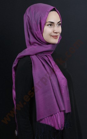 500-0013-26 ÇİFT YÖNLÜ İPEKSİ ŞAL
