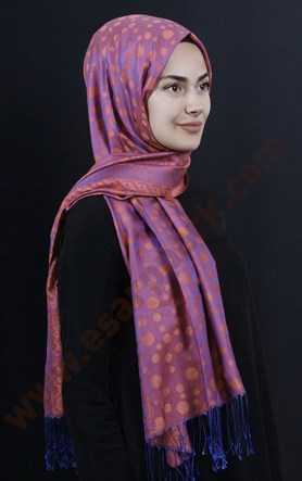 500-0013-31 ÇİFT YÖNLÜ İPEKSİ ŞAL