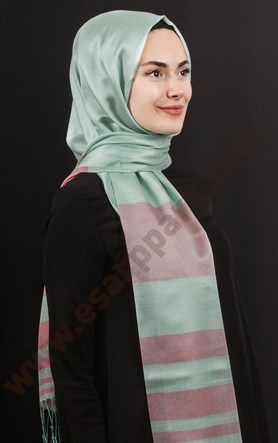 500-0013-35 ÇİFT YÖNLÜ İPEKSİ ŞAL