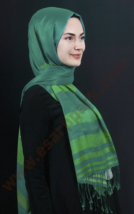 500-0013-37 ÇİFT YÖNLÜ İPEKSİ ŞAL