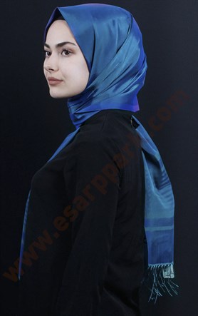 500-0013-52 ÇİFT YÖNLÜ İPEKSİ ŞAL
