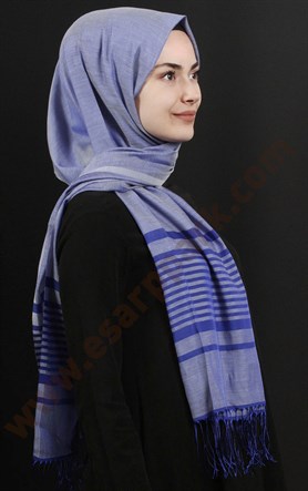 500-0013-53 ÇİFT YÖNLÜ İPEKSİ ŞAL