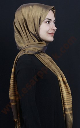 500-0013-55 ÇİFT YÖNLÜ İPEKSİ ŞAL
