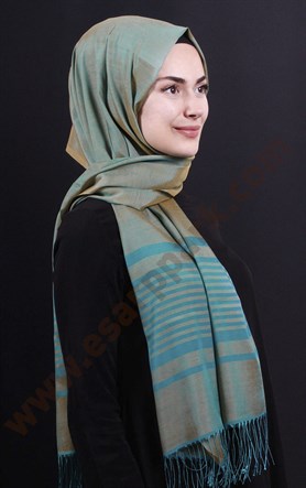 500-0013-57 ÇİFT YÖNLÜ İPEKSİ ŞAL