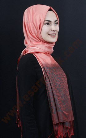 500-0013-59 ÇİFT YÖNLÜ İPEKSİ ŞAL
