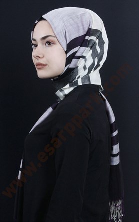 500-0013-63 ÇİFT YÖNLÜ İPEKSİ ŞAL