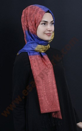 500-0013-69 ÇİFT YÖNLÜ İPEKSİ ŞAL