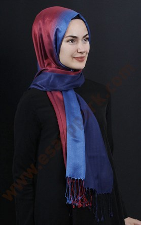 500-0013-70 ÇİFT YÖNLÜ İPEKSİ ŞAL