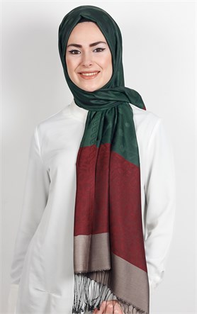 500-0013-77 ÇİFT YÖNLÜ İPEKSİ ŞAL