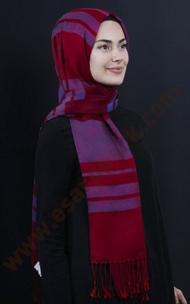 500-0013-79 ÇİFT YÖNLÜ İPEKSİ ŞAL