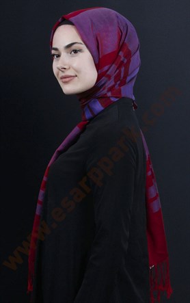 500-0013-79 ÇİFT YÖNLÜ İPEKSİ ŞAL