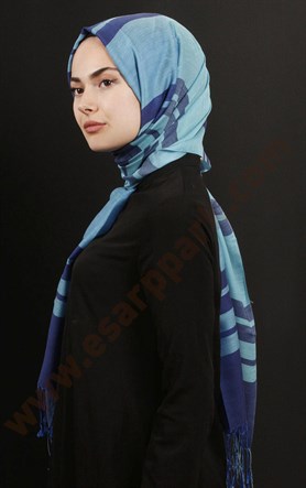 500-0013-81 ÇİFT YÖNLÜ İPEKSİ ŞAL