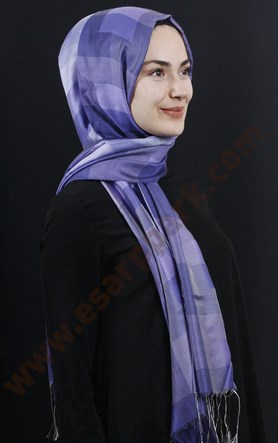 500-0013-86 ÇİFT YÖNLÜ İPEKSİ ŞAL