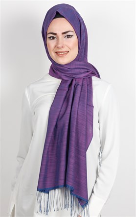500-0013-89 ÇİFT YÖNLÜ İPEKSİ ŞAL