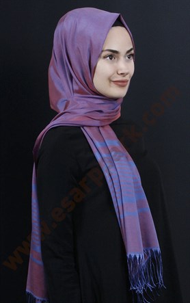 500-0014-08 ÇİFT YÖNLÜ İPEKSİ ŞAL