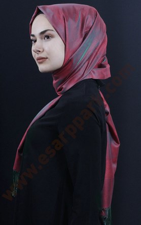 500-0015-09 ÇİFT YÖNLÜ İPEKSİ ŞAL