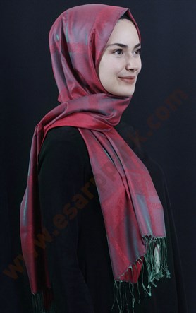 500-0015-09 ÇİFT YÖNLÜ İPEKSİ ŞAL
