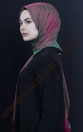 500-0015-31 ÇİFT YÖNLÜ İPEKSİ ŞAL