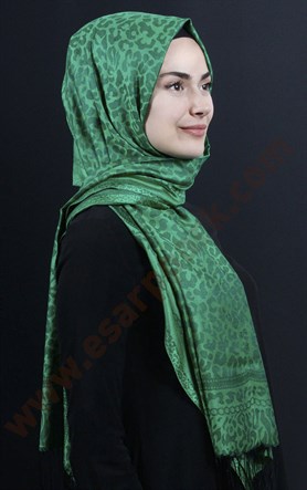 500-0015-39 ÇİFT YÖNLÜ İPEKSİ ŞAL