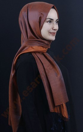 500-0015-40 ÇİFT YÖNLÜ İPEKSİ ŞAL