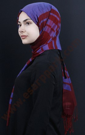 500-0015-41 ÇİFT YÖNLÜ İPEKSİ ŞAL