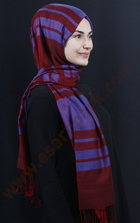 500-0015-41 ÇİFT YÖNLÜ İPEKSİ ŞAL