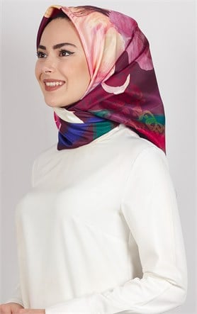 Piramit Tafta Dijital Eşarp 1924-7