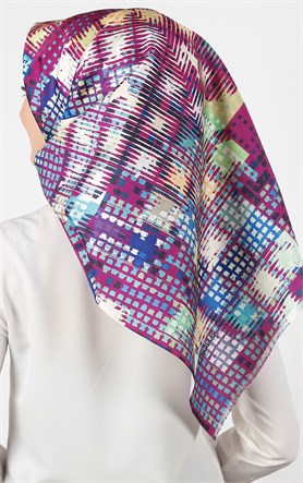 Tafta Dijital Eşarp 1336-3