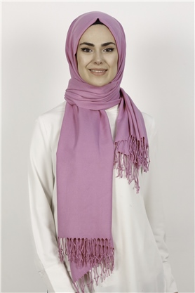 Kalın Paşmina Şal 520-0001-15 Pembe