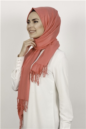 Kalın Paşmina Şal 520-0001-34 Pembe