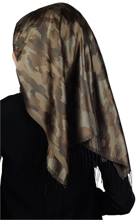 Kamuflaj İpeksi Şal 5550-34