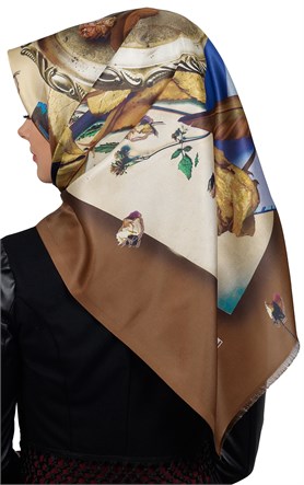 Tafta Dijital Eşarp 1323-10