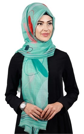 Pamuklu Desenli Şal 5771-2