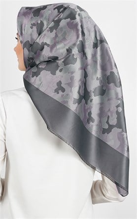 Pano Desenli Eşarp 1316-15