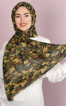 Akel Fileli Desenli Şal 180-5