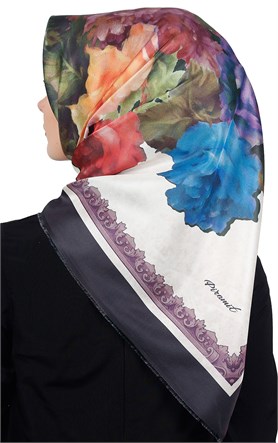 Piramit Tafta Dijital Eşarp 1916-1