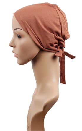 Penye Eşarp Bonesi 251-37 Şeftali