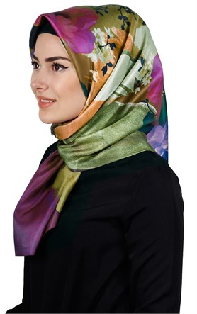 Piramit Tafta Dijital Eşarp 1912-2