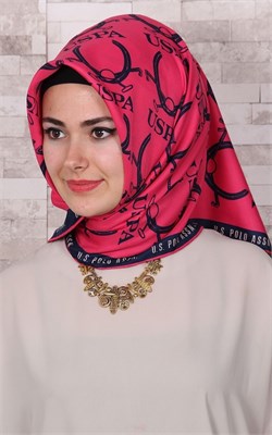 102-0030-09 U.S POLO ASSN EŞARP PEMBE