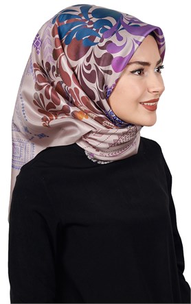 Piramit Tafta Dijital Eşarp 1915-6