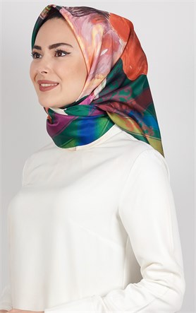 Piramit Tafta Dijital Eşarp 1924-5