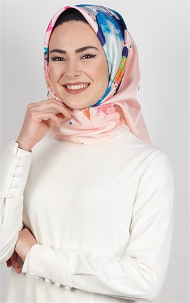 Piramit Tafta Dijital Eşarp 1921-2