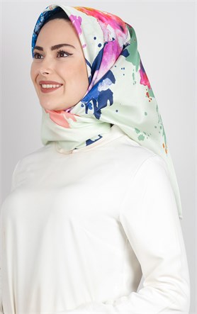 Piramit Tafta Dijital Eşarp 1921-15